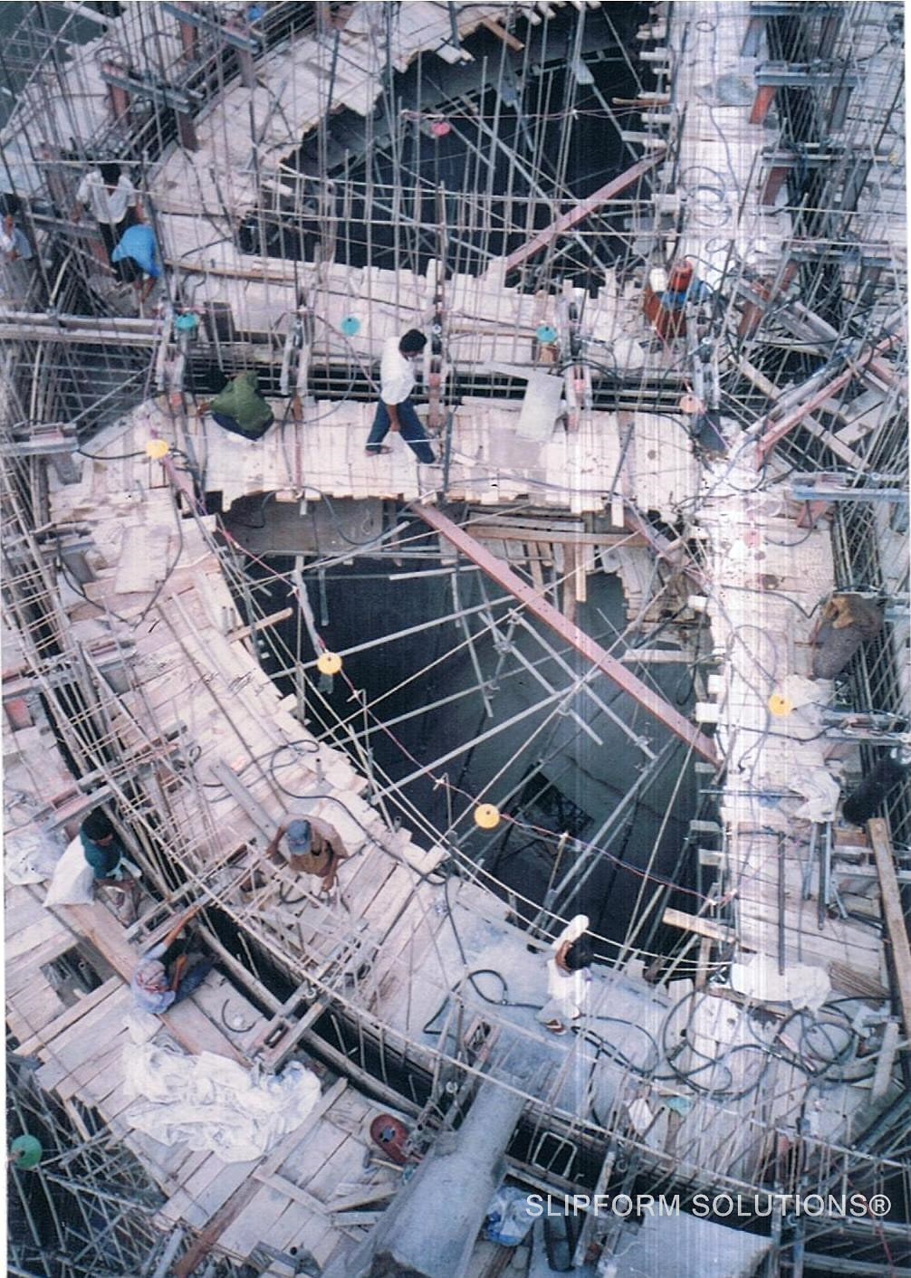 Multi-compartment cement storage silo for Penna Cement in Andhra Pradesh